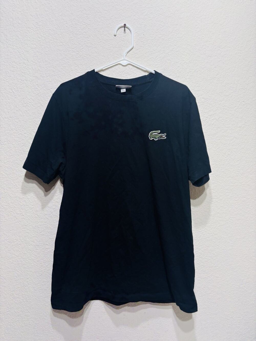 Lacoste Big Alligator T Shirt Black XXL